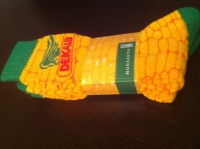 Вязанные носки с логотипом для компании «Monsanto»